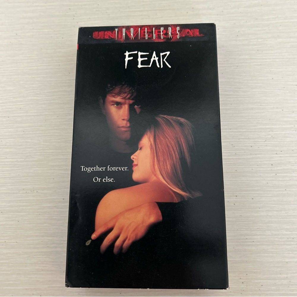Fear (VHS, 1996) Thriller Movie Mark Wahlberg Reese Witherspoon Horror